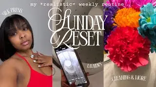 REALISTIC Sunday Reset for 2026, creating a routine that works + how to achieve PERFECT silk press 