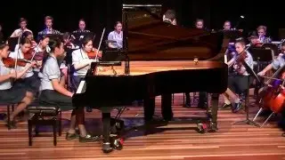 Nina FAN (14yrs) piano performed the Beethoven Piano Concerto no.3. 3rd Movement