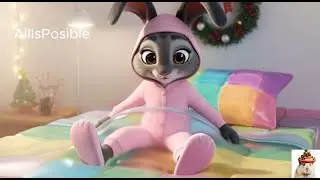 Judy Resting in a Jelly World | Zootopia