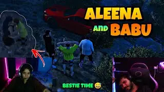 Babu and Aleena Funny Moments 😂 പണിക്കാരൻ and പണിക്കാരി 🤣 | Gta5 RP | TKRP v2 | Panda Gaming