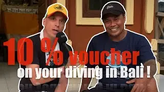 10 % discount on your scuba diving booking in Bali ! Meet Sugar from Tirta Dive Lovina.