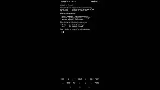 Termux - Terminal emulator for Android phone