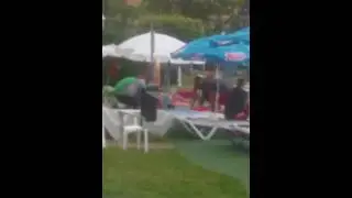 Quick get Jackie out the rain! (Mariner Club)