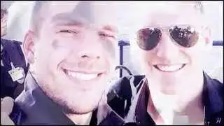 Podolski + Schweinsteiger | Here's to us