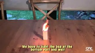 How to do the Tea Bag Rocket Experiment Step by Step