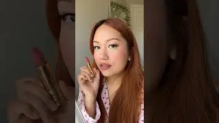 Lanc&ocirc;me L&rsquo;Absolu Rouge Intimatte Lipsticks💄swatches on light medium olive Asian skin tone