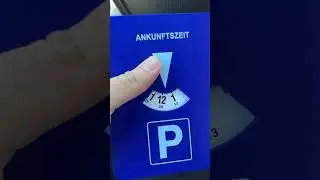 Eine Parkscheibe mit Uhrwerk?! 🚗⏰ #chinagadgets #technik #gadgets