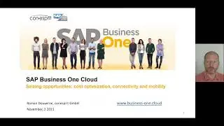 SAP Business One Cloud - Seizing opportunities: cost optimization, connectivity and mobility