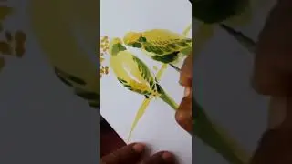 Lets draw Love Birds 🐦 #waterart #artprints #waterpaint #trending # #art #indoorpainting #painting