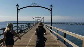 Walk on Canada&rsquo;s Longest Pier ,White Rock .BC ,August 15-2021