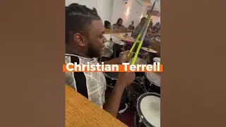 Christian Terrell smacking on drums  🔥🔥🥁🎶🎵