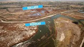 Aerial view of Fort Boise ponds