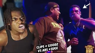 CHARLIE CLIPS & GOODZ VS ARSONAL & SHOTGUN SUGE| (Throwback) REACTION!!