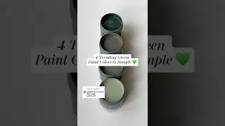 4 Trending Green Paint Colors to Sample from #BenjaminMoore 💚