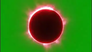 Dynamic Green Screen Red Circle Animation for Engaging Content Creators