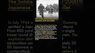 💀 The Soldier Who Killed 2000 Japanese With One Bullet 🎯⚡