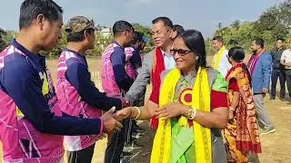 MLA Ranjit ni Manjakmwngo Khowai Baijalbari School ni Thungnokhlao Khlaijakha Cricket Tournament