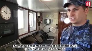 Pe bricul „Mircea”, acostat la Rouen
