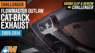 Обзор и запись звука выхлопной системы Challenger 5.7L Flowmaster Outlaw Cat-Back 2009-2014 гг.