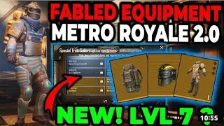 NEW! Fabled equipment METRO ROYALE CHAPTER 12 | Metro Royale Map 4 | Beta Test 2.4 Pubg
