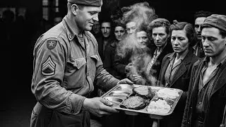 Japanese Civilians Shocked by American Field Kitchens