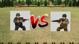 GERMAN SNIPER VS US SNIPER. WW2 BATTLE SIMULATION