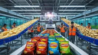 Inside a Modern Potato Chips Factory: From Raw Potatoes to Packed Chips | NextGen Machina