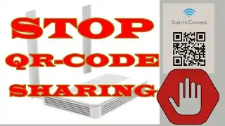 How to block scan wifi qr code