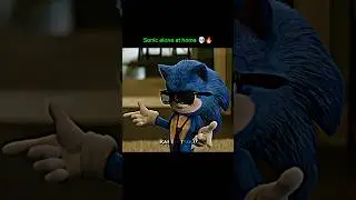 Sonic alone at home 💀😱 | sonic the hedgehog | #sonic #edit #shorts