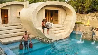 149 Days Building a Luxury Underground House With Swimming Pool #videoviral #houseconstruction 