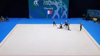 DIAMANT FRA IFAGG World Championships 2025 #эстетическаягимнастика #aestheticgroupgymnastics 