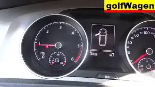 Как настроить холостой ход VW Golf 7 на 750–870 об/мин