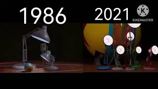 Luxo Jr and Luxo Senior Ball Comparison (1986-2021)