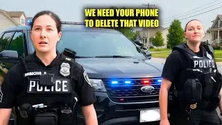 Female Cop Gets DESTROYED & KICKED OUT!  First Amendment Audit Gone Wrong