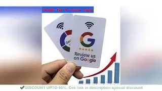 5/10Pcs Review Us On Google Tap Card NFC Ready To Be Activated Instantly Boost Business Reviews Goog