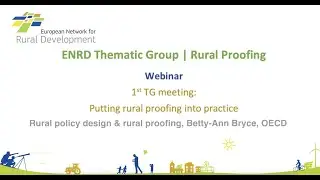 Rural policy design & rural proofing, Betty Ann Bryce, OECD