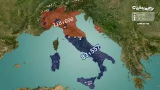 Italian Civil war (1943-1945) using Google Maps