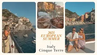 Italy Vlog - Cinque Terre - 2025 EUROPEAN SUMMER (part 1) 🇮🇹🍝🍨