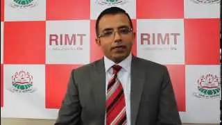 FINSTEM Deputy Vice President during Campus Placement at RIMT