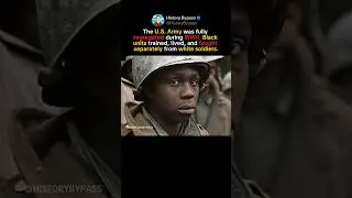 Black Soldiers Fought Separately in WW2 #shorts