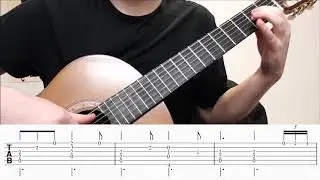Traditional Scottish Highland Music - Cock o' the North - GUITAR WITH TABS