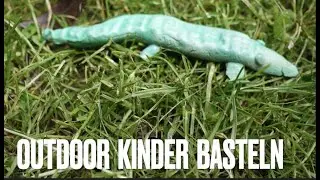 Outdoor Kinder🐊 basteln🐊 ein 🐊Krokodil🐊