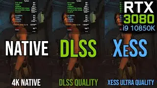 XeSS vs DLSS vs Native 4K - Shadow of the Tomb Raider Benchmark | RTX 3080 + i9-10850K