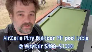 An Honest Review of the Airzone Play 7ft Outdoor Pool Table Review by Funkmaster V