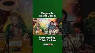 Megom Ke Dostet Darom performed by Tabla for Two #afghanmusic #tabla #harmonium