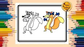 How To Draw Swiper the Fox  | Dora The Explorer | Niro Artlaza