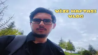 VİZE HAFTASI VLOG|ÖĞRENCİ HAYATI #1