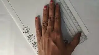 Simple Floral Border Design for Project Files | Bunnyy Artzz 🎨