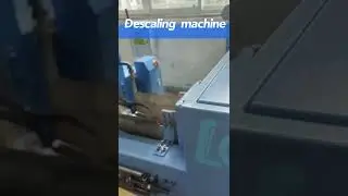 Descaling machine 3seconds remove the oxide skin effectively #descalingmachine#descaler#forging
