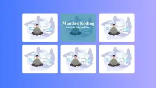 cara membuat hover image dengan html & css | image hover caption sliding effect using html & css